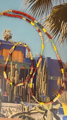 Majorelle halsketting 