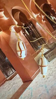 Desert Nomad Oorbellen – Golden Sands Edition