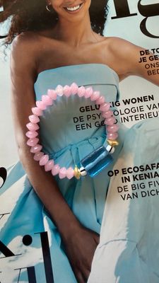 Pink lagoon bracelet 