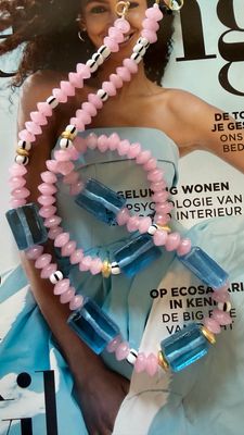 Pink lagoon bracelet