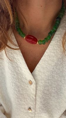 Earth & Fire Necklace