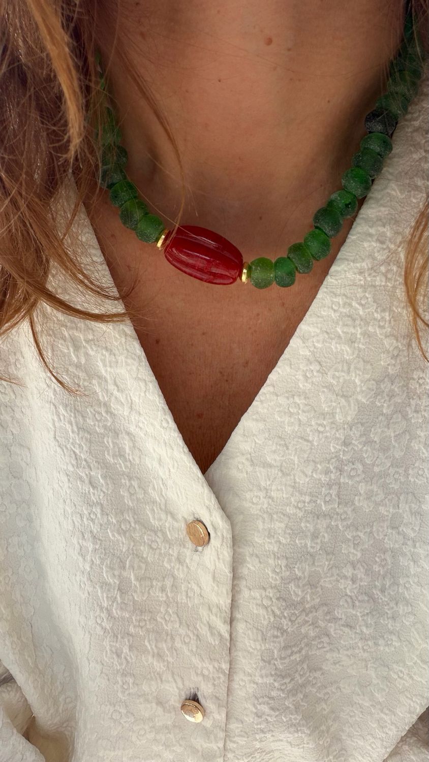 Earth & Fire Necklace