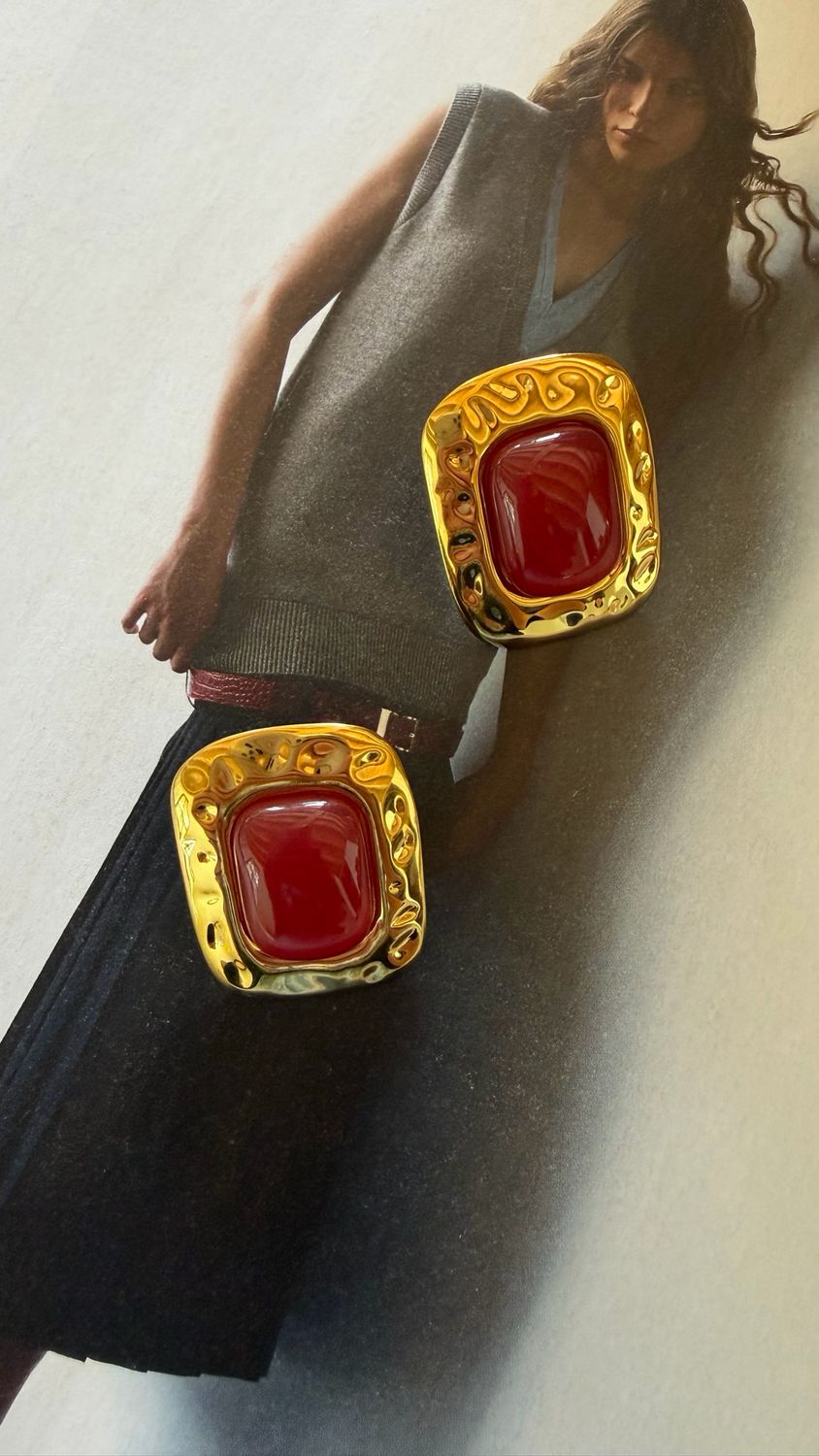 Ruby Statement Earrings Ruby Statement Earrings