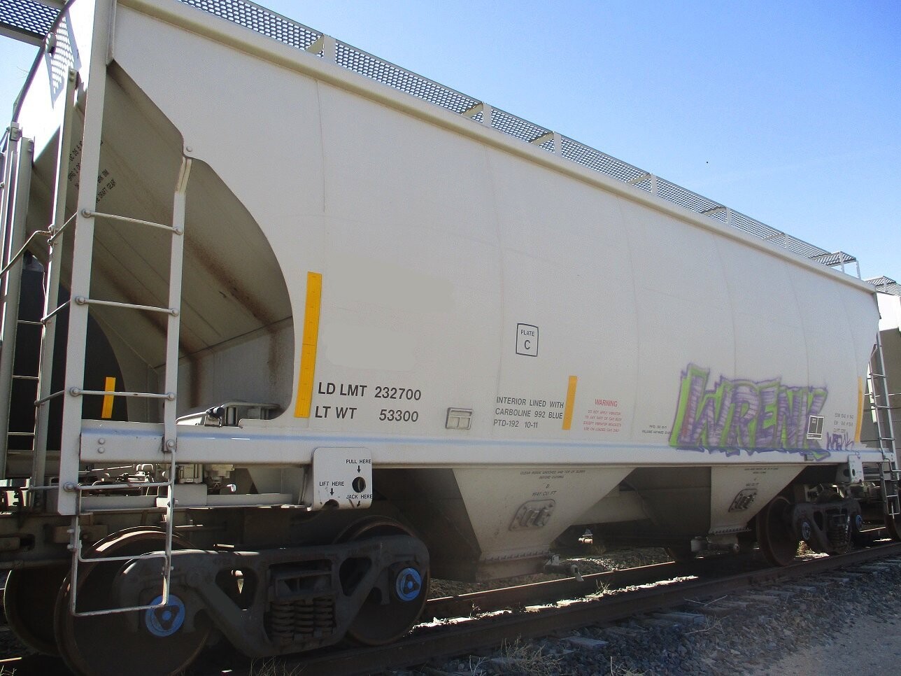 3280 cube covered hoppers built 2011-2015