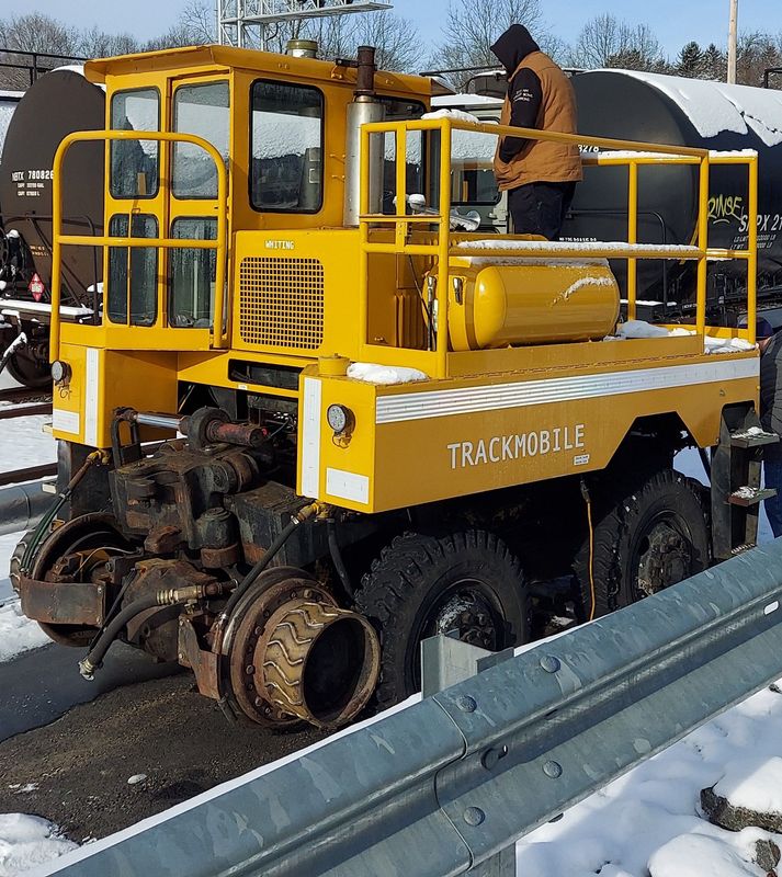 9 TM Trackmobile with rebuilt engine