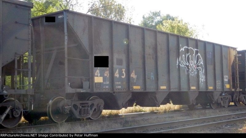 3600 cube open top steel hopper cars with manual gravity discharge
