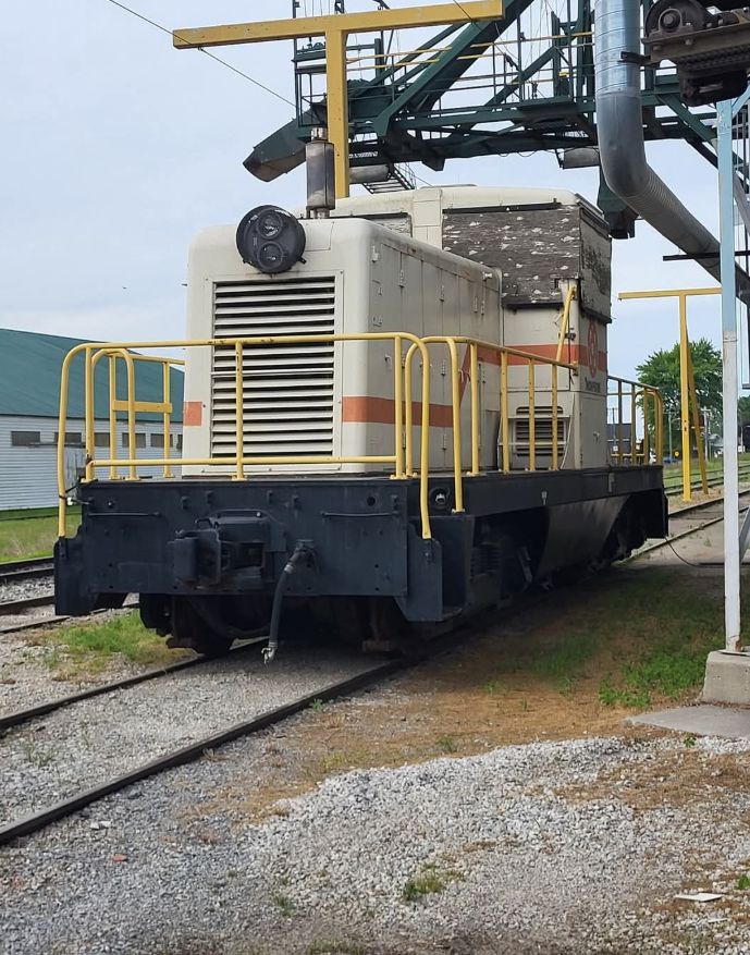 General Electric 44 ton locomotive in need of repair General Electric 44 ton locomotive in need of repair