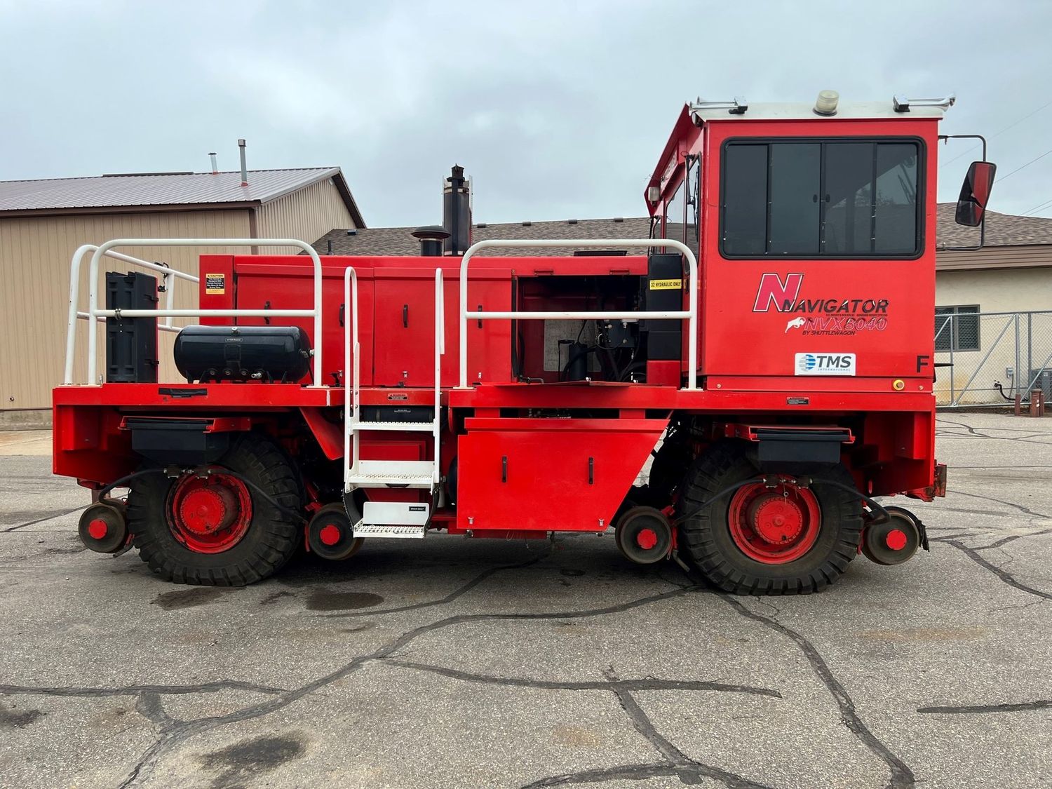 Nice 2016 NVX 8040 Shuttlewagon with approximately 6500 hours and remote control
