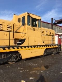 GE 65 ton centercab locomotive formerly owned by US Navy