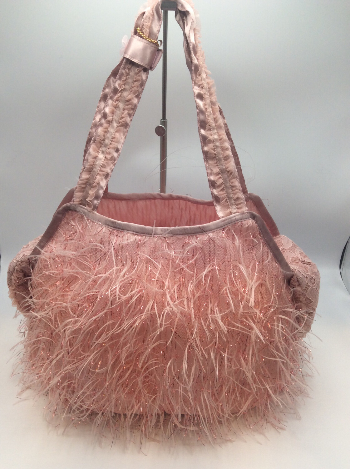 Feather Bag Pink Feather Bag Pink