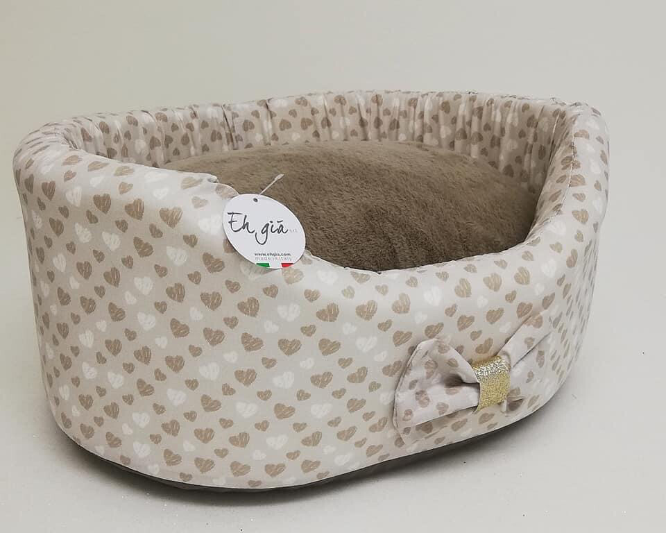 Candy sofa taupe hearts Candy sofa taupe hearts