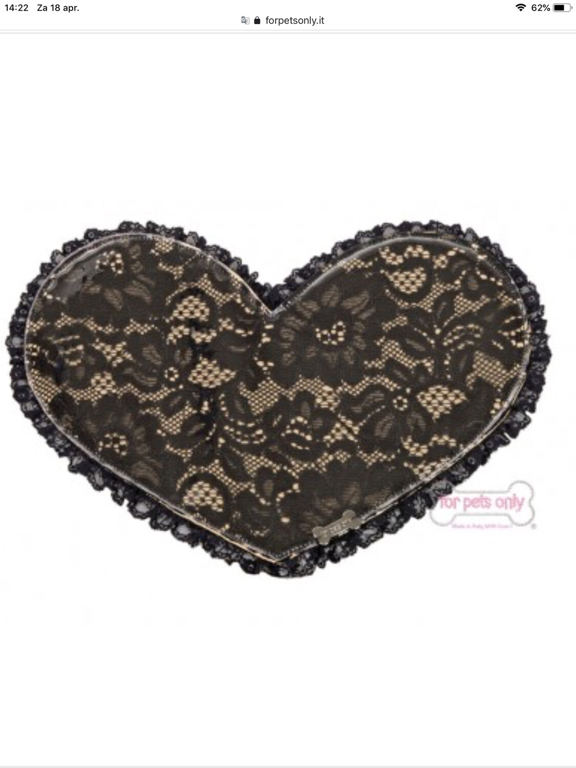 For Pets Only lovely lunch time dentelle black For Pets Only lovely lunch time dentelle black