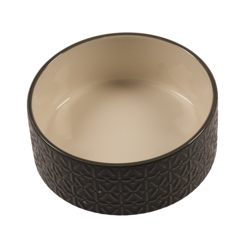 Feeding Bowl Deco Oscuro Ø20cm LICHT BESCHADIGD 