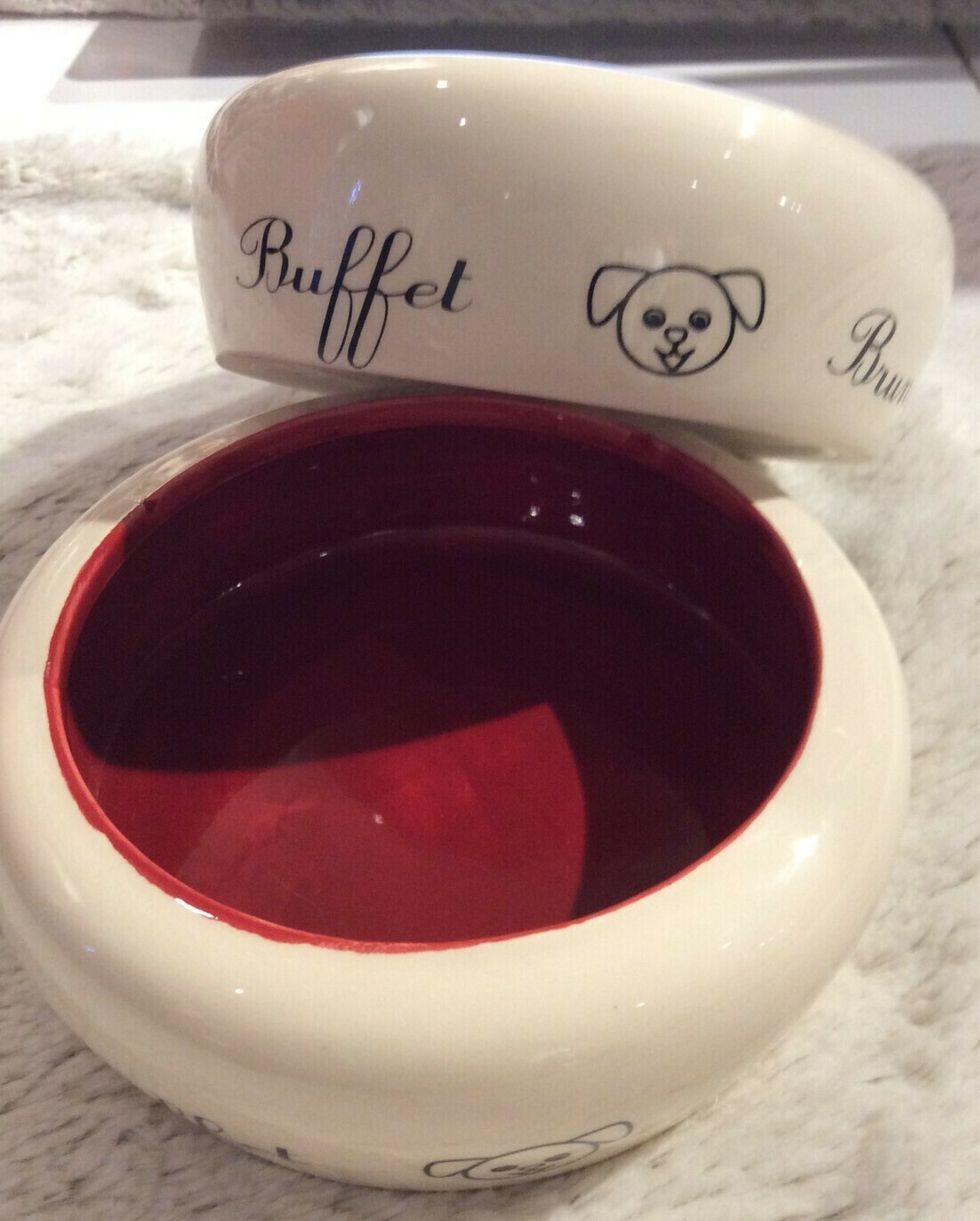 Ceramiek Bowl 0.3l Red Ceramiek Bowl 0.3l Red