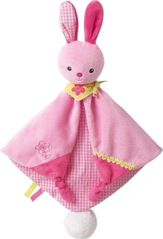 Knuffeldoek konijn roze Knuffeldoek konijn roze