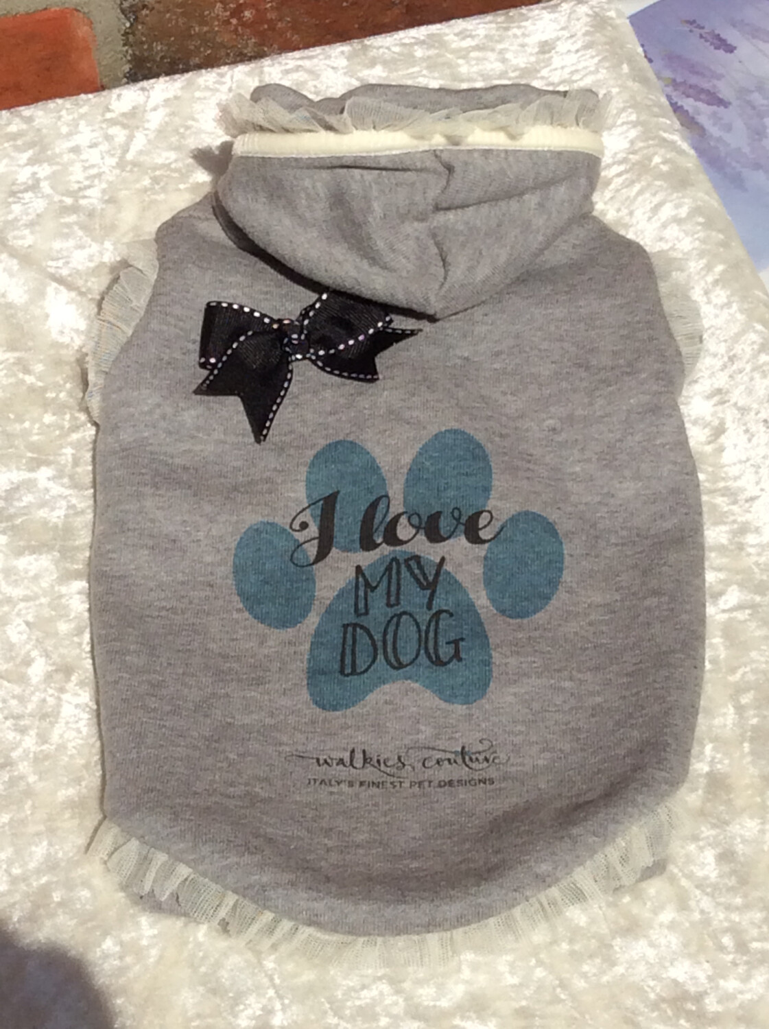 Walkies couture I love my Dog 30cm Walkies couture I love my Dog 30cm