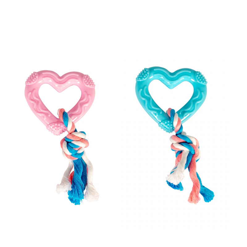 Puppy hart met touw Puppy hart met touw