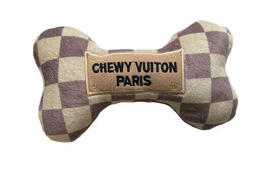 Checker Chewy Vuiton Bone L