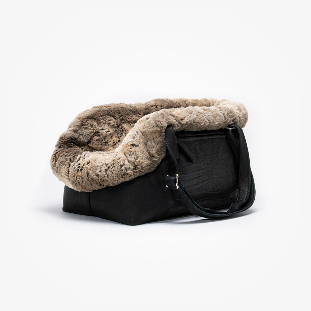 Dog carrier Aloké croco black Dog carrier Aloké croco black