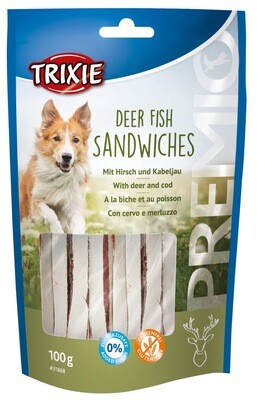 Deer fish sandwiches