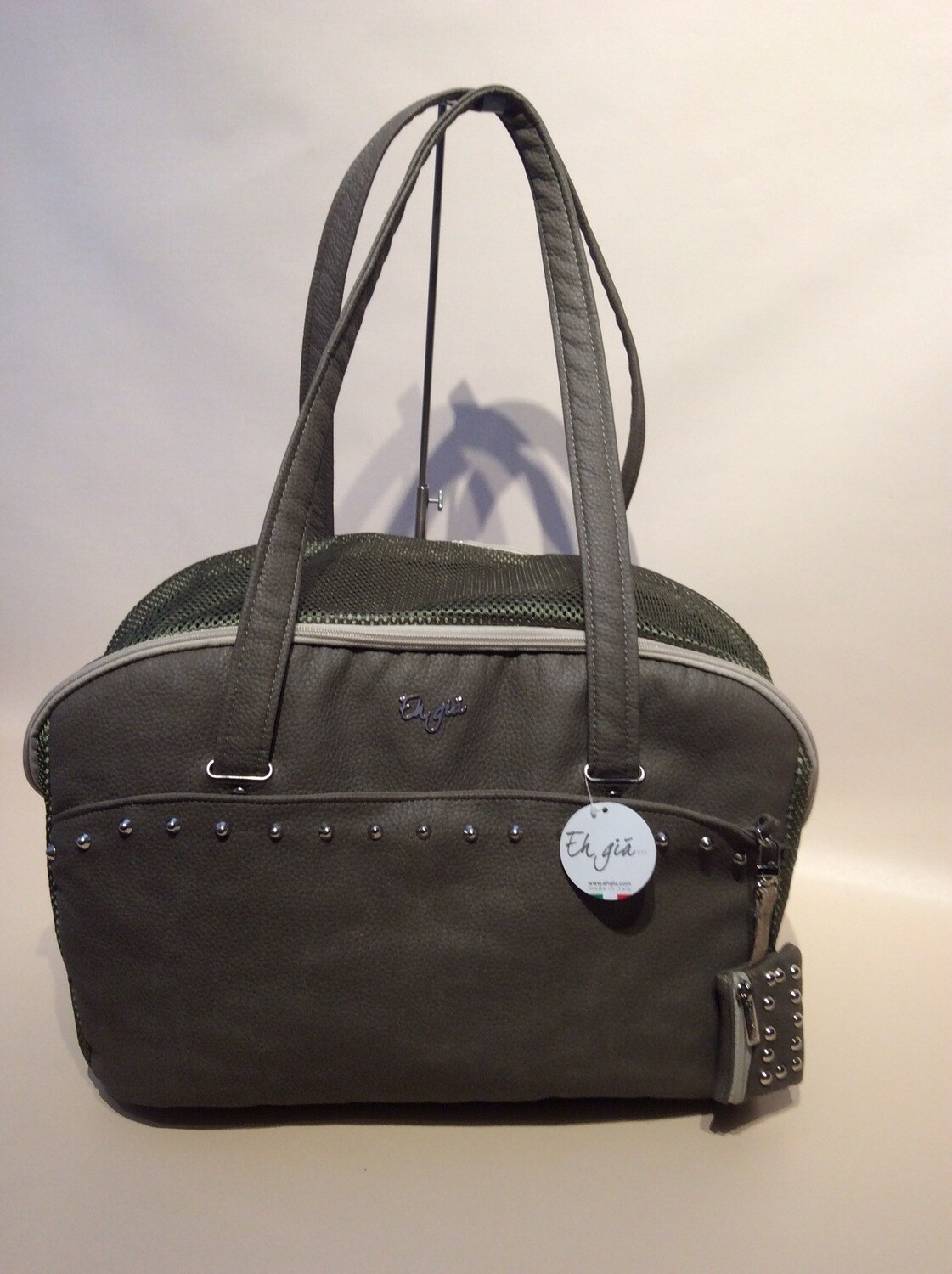 Summer life bag size 2 Dk taupe hammered Summer life bag size 2 Dk taupe hammered