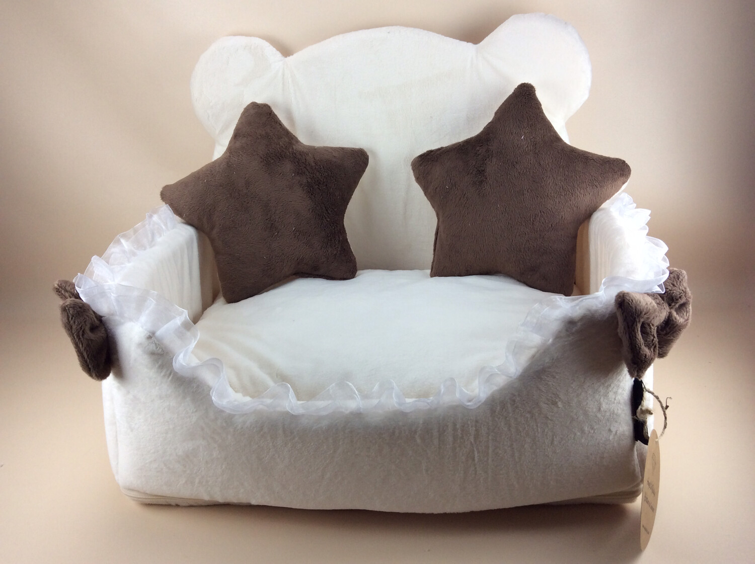 Cute Teddy bed creme/choco Cute Teddy bed creme/choco