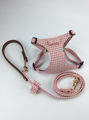 Pepita pink + leash