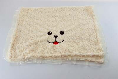 Couverture beige Doggy