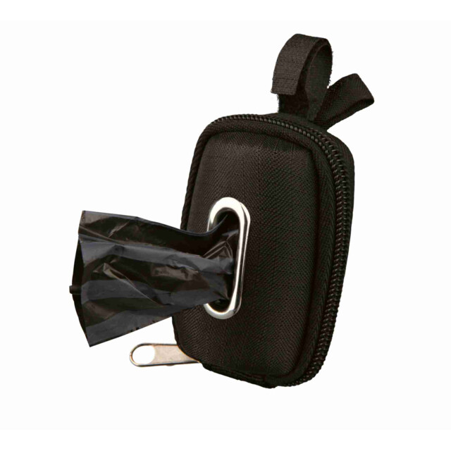 Distributeur de sacs, avec revêtement en polyester, Couleurs: Zwart