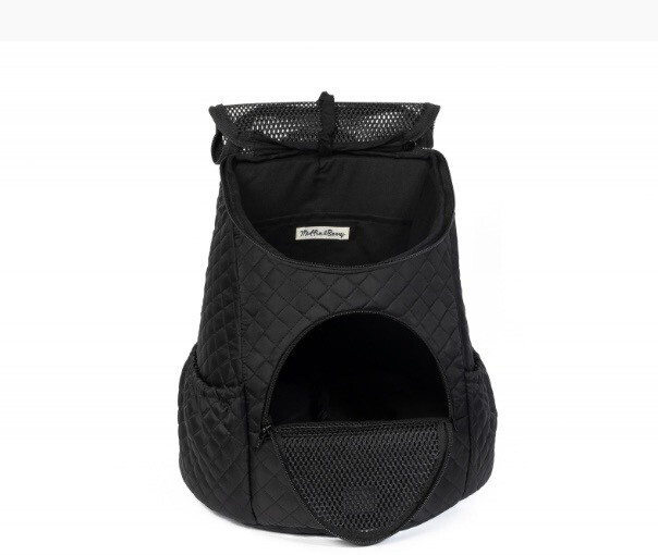 Front backpack zwart