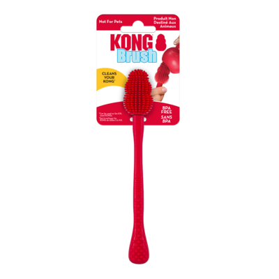 Kong brush easy cleaning