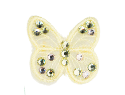 Yellow Butterfly hairclip. Yellow Butterfly hairclip.