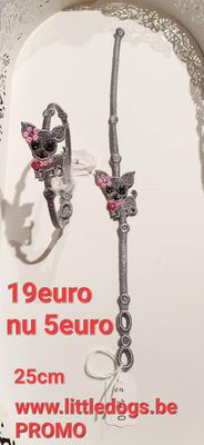 Chihuahua armband grijs Chihuahua armband grijs