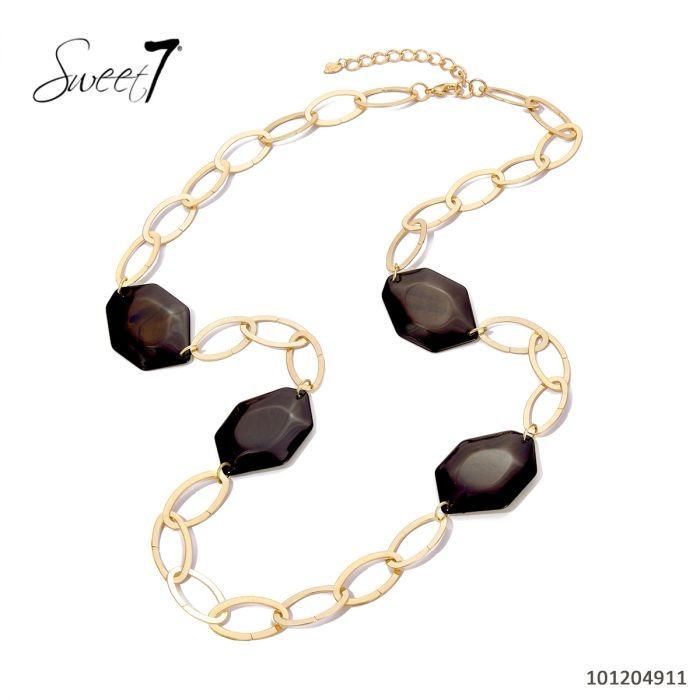 Ketting bruin.