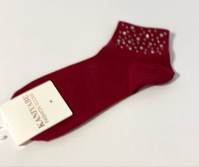 Chaussettes bordeaux