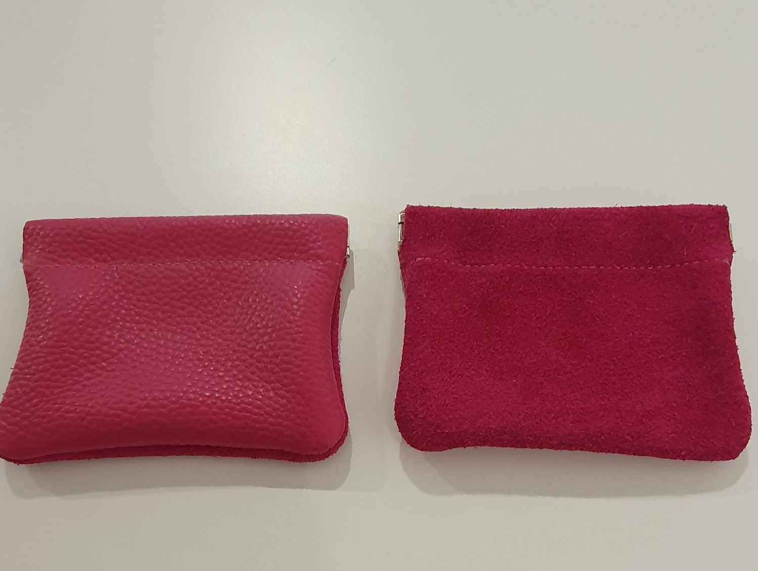 Kleine geldbeugel fuchsia