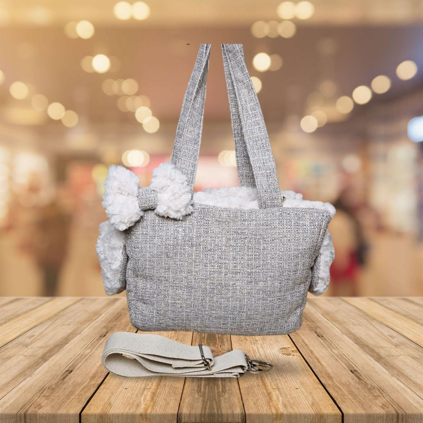 Rio bag Chanel Grey + Bear Panna 32x16x27cm Rio bag Chanel Grey + Bear Panna 32x16x27cm