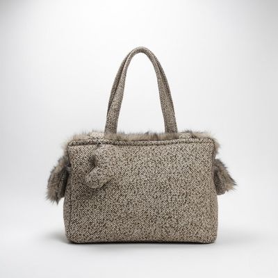 Sissi bag - Ecru Diamond Volpe 40x20x29