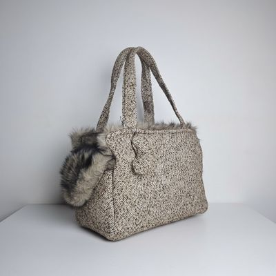 Sissi bag - Ecru Diamond Volpe 40x20x29