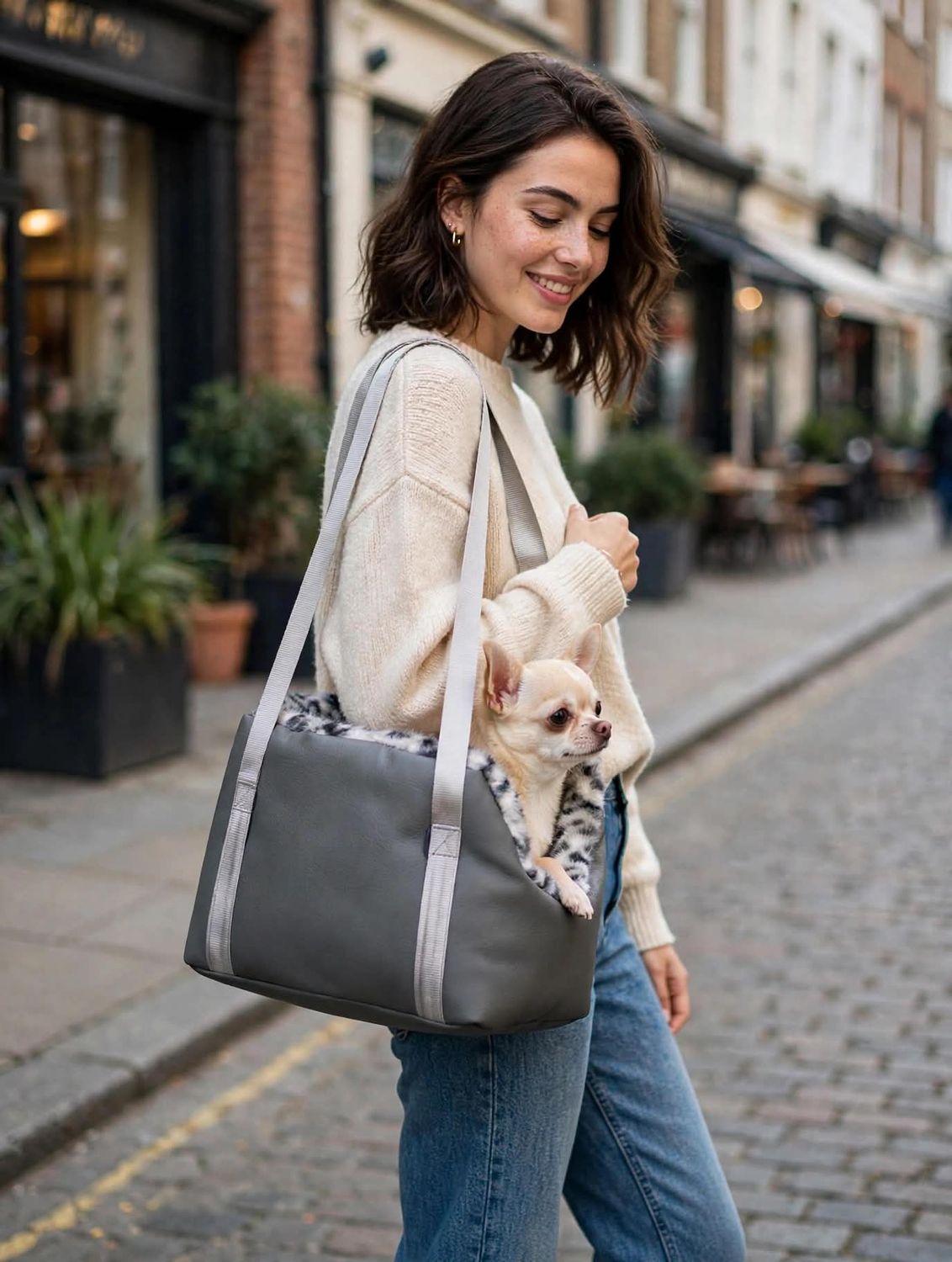 Chica gris/pant