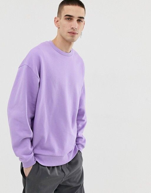 Crew neck sweatshirt, comfortable and warm for winter