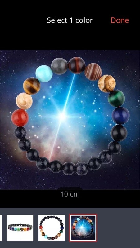 Semiprecious stone bracelet