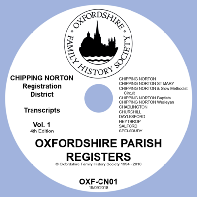 CHIPPING NORTON Reg. Dist. 01