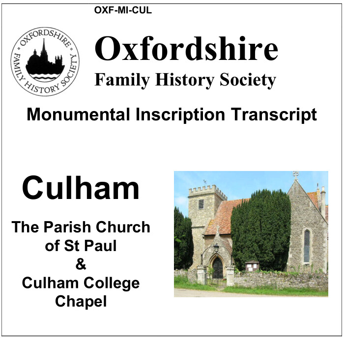 Culham, St Paul & Culham College Chapel (by download)