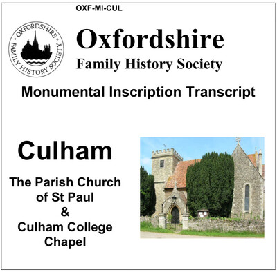 Culham, St Paul & Culham College Chapel (by download)