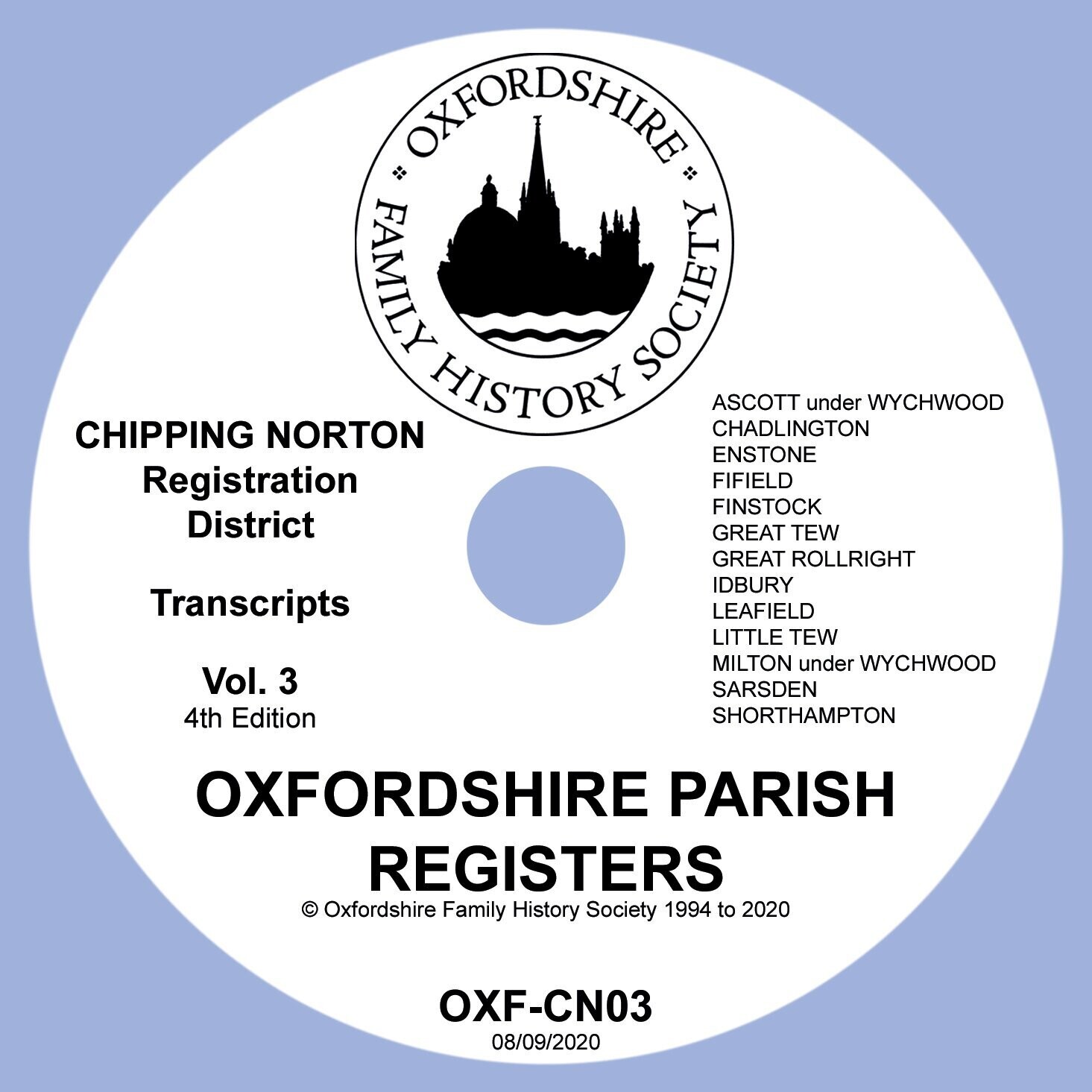 Chipping Norton Registration District Vol 3 (download)