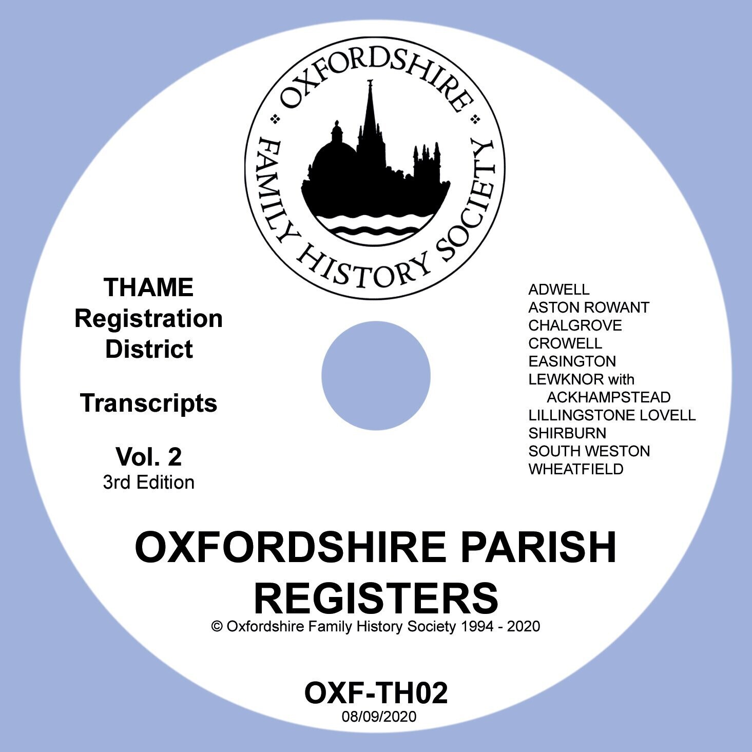 Thame Registration District Vol 2 (download)