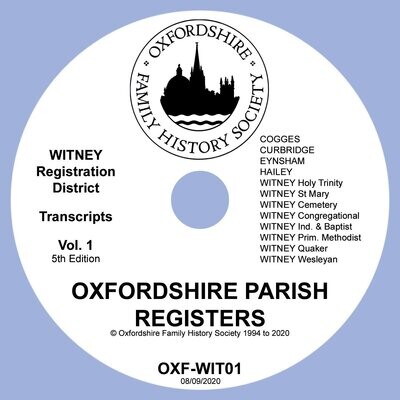 Witney Registration District Vol 1 (download)