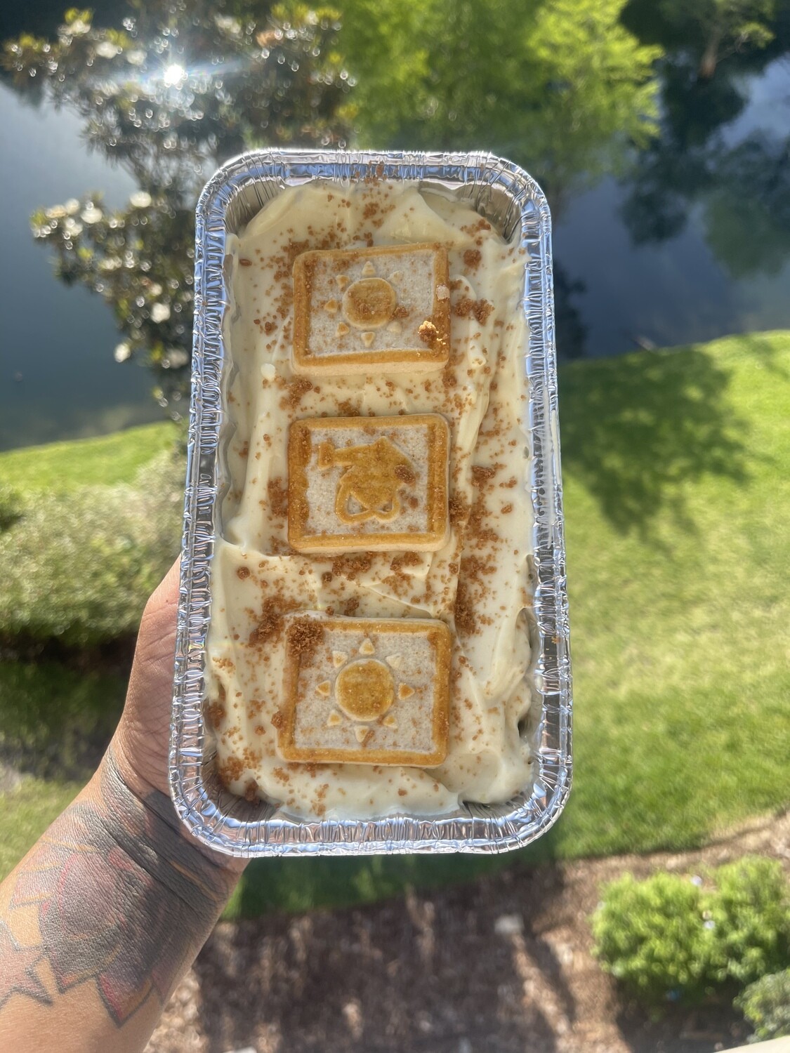 Biscoff banana pudding