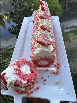 Strawberry shortcake sushi recipe